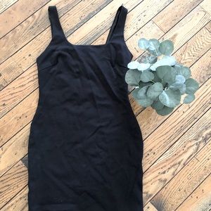 Lulu’s Square Neck Black Bodycon Dress